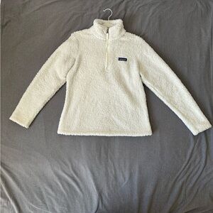 Patagonia Off-White Fleece 3/4 Zip Jacket – Women’s Size Small